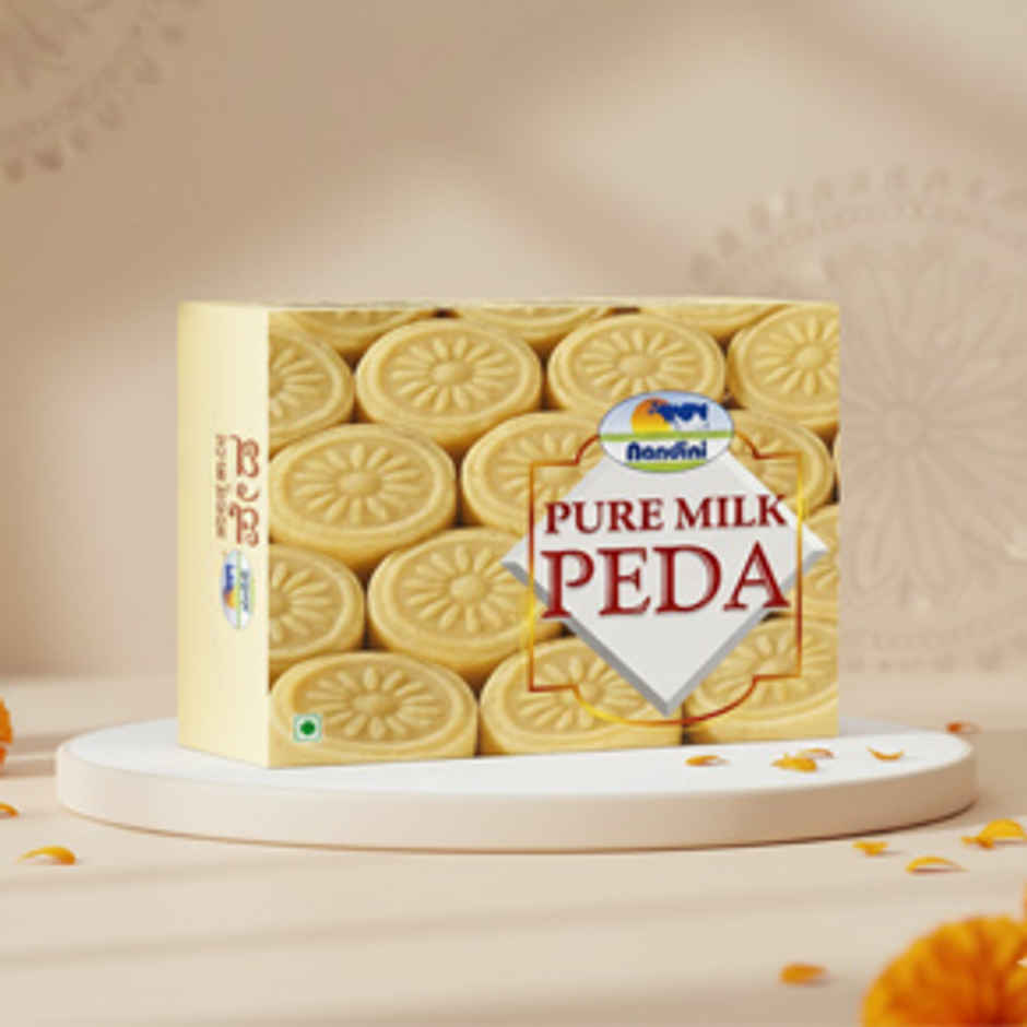 Nandini Milk Peda(250gms) & Ghungroo With Rudraksh Dori Rakhi(1pc) Combo