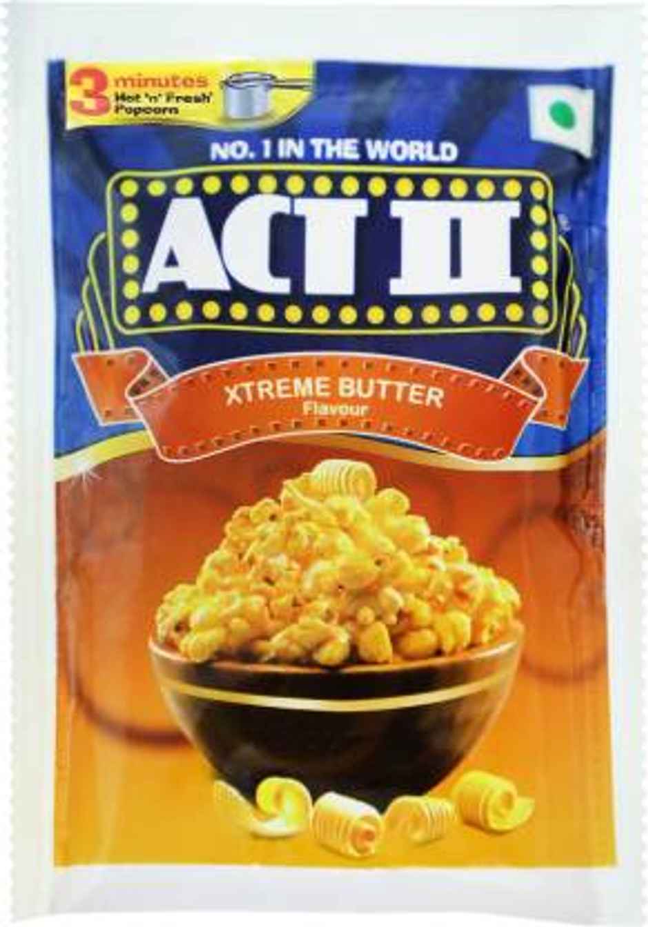 ACT II Instant Popcorn - Xtreme Butter, Pack of 3, Hot & Fresh in 3 mins