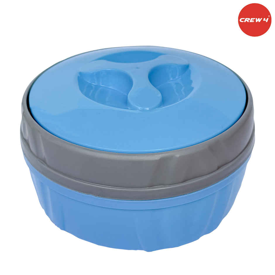CREW4 Thermoware Casserole Set | Blue - 530 ml | 1000 ml | 1900 ml