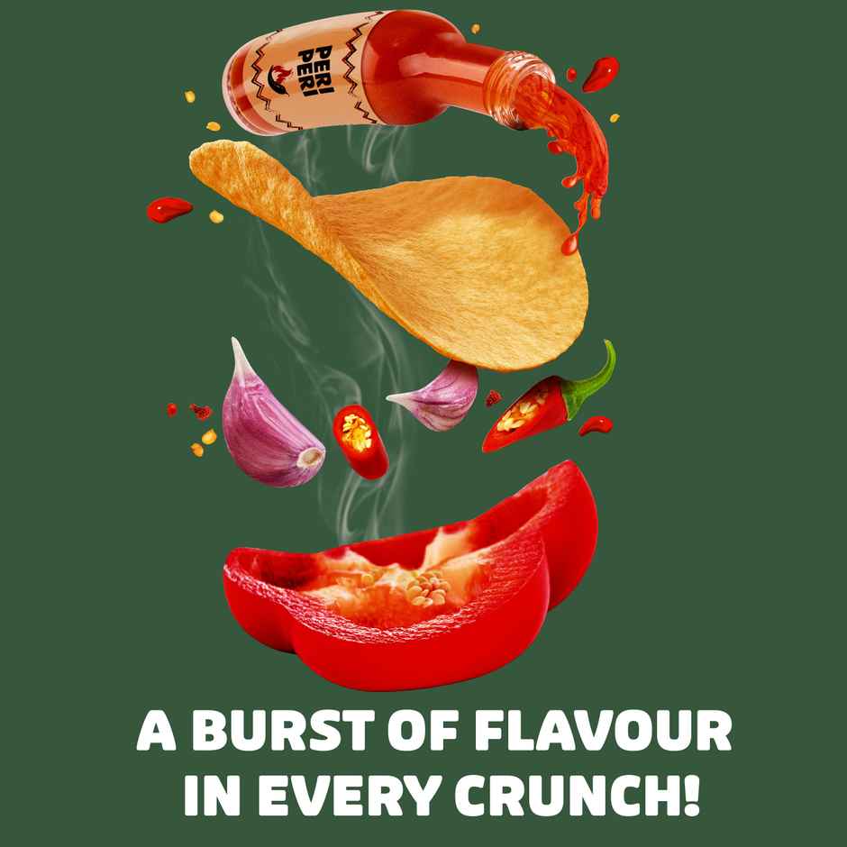 Pringles Potato Chips Peri Peri Flavour | Crunchy & Classic