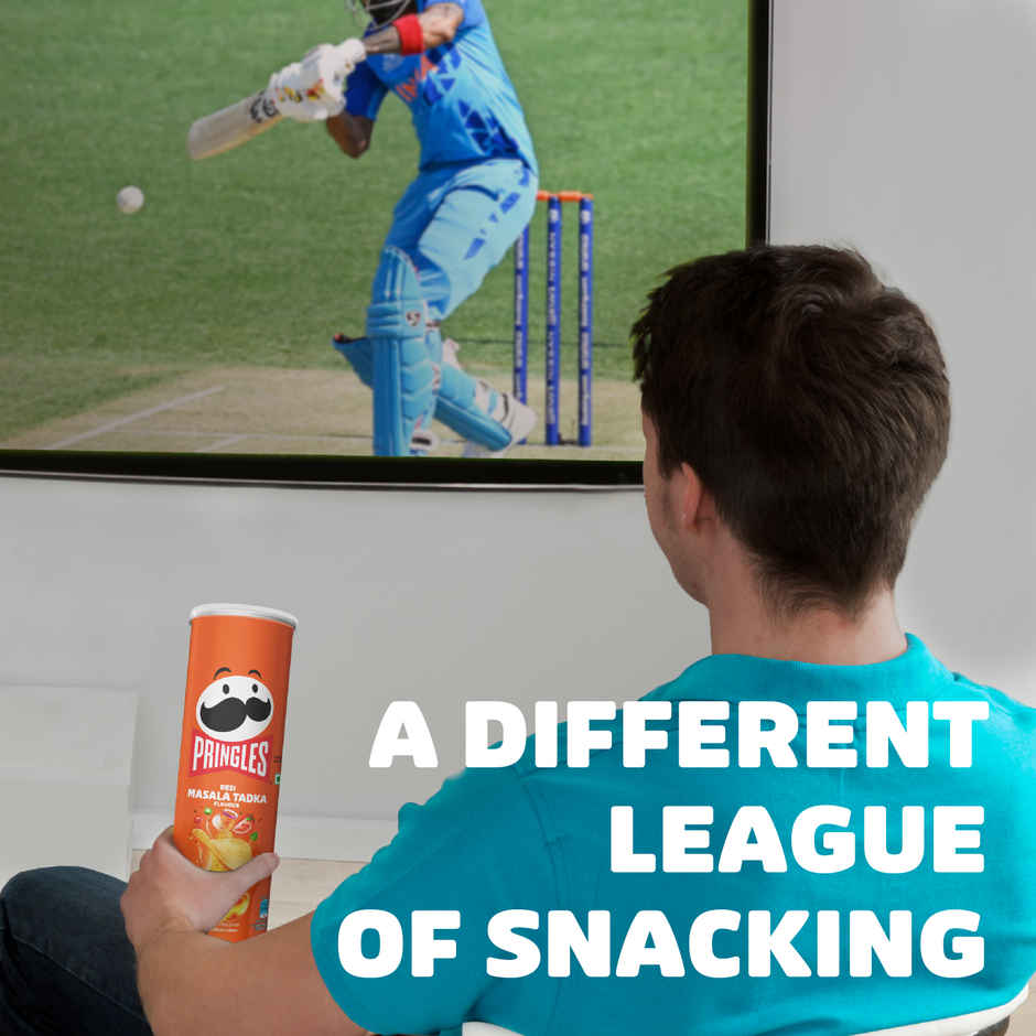 Pringles Potato Chips Desi Masala Tadka Flavour|Crispy Snack