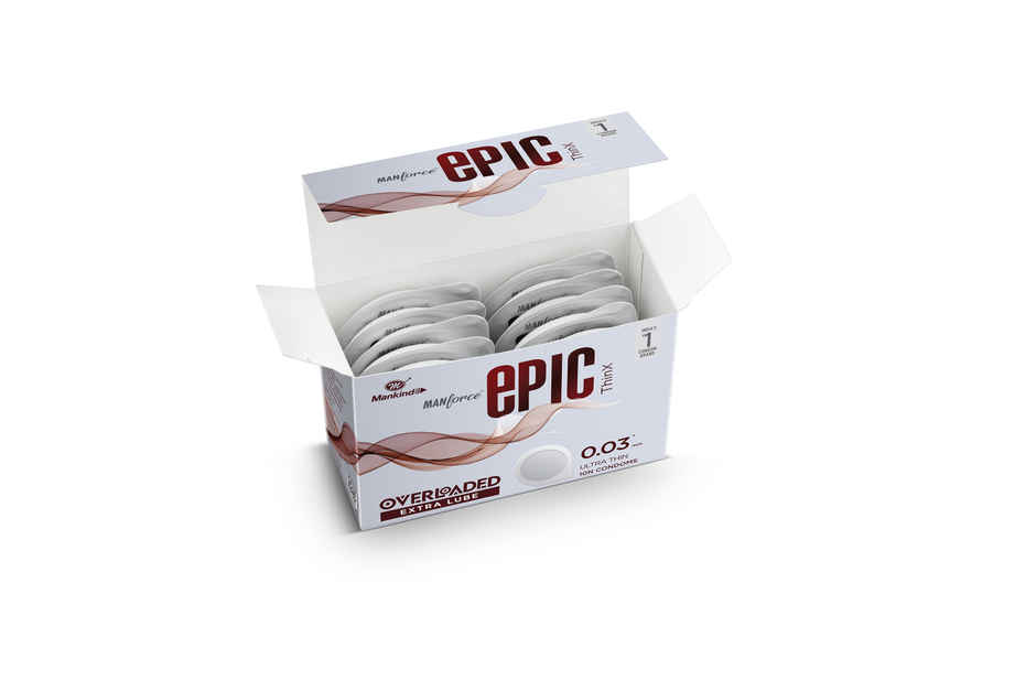 Manforce Epic Thin-X Overloaded Ultra-Thin Extra Lube Condom
