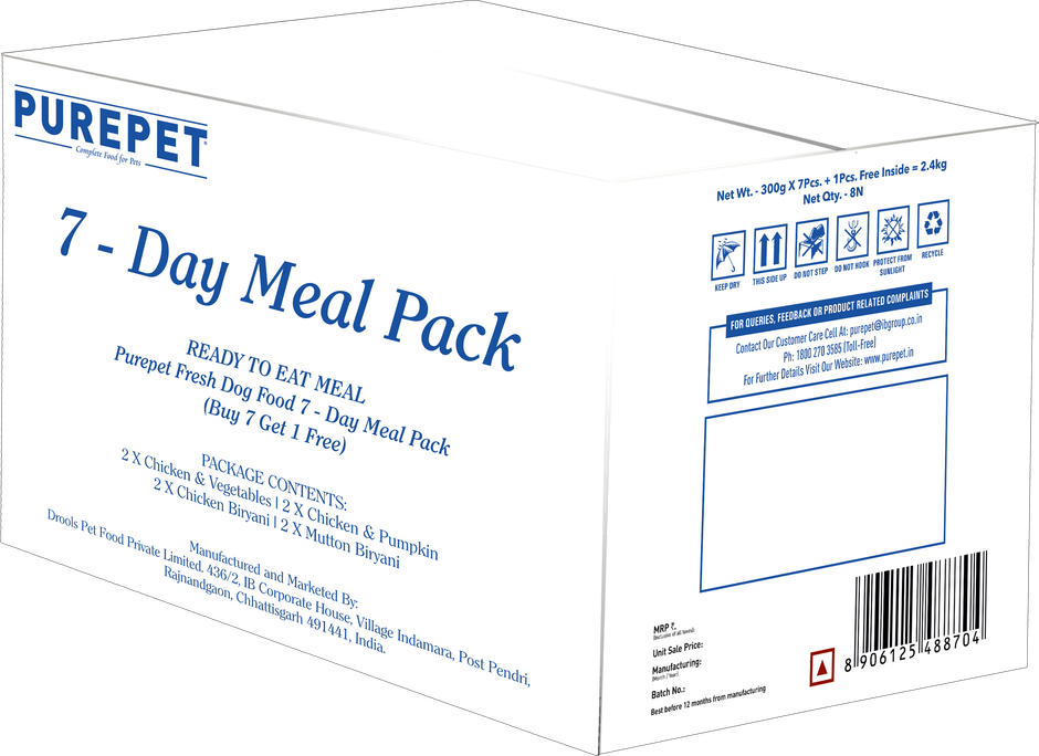 Purepet Fresh Wet Dog Food Combo Biryanis | High Protein No Preservatives