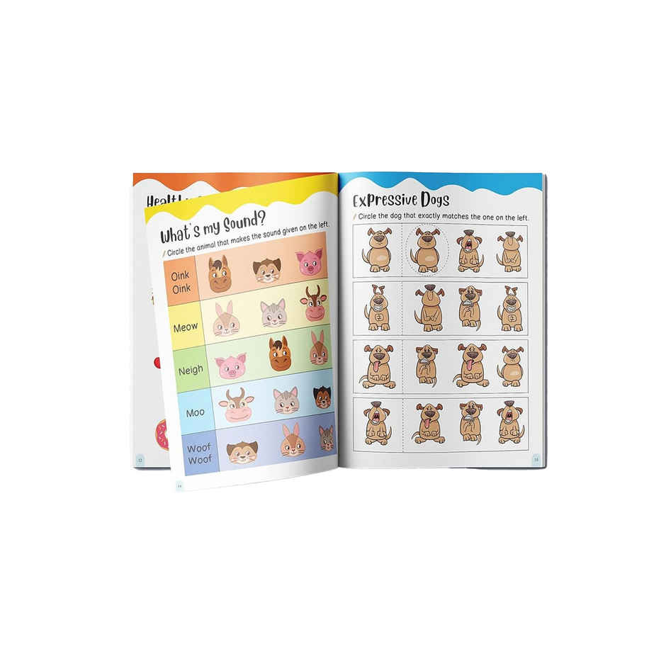 Preschool Activity Book- Brain Booster - Logical Reasoning Activity Book for Kids