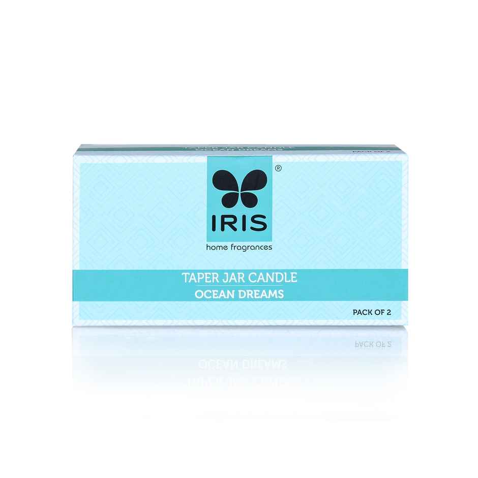 IRIS Ocean Dream Taper Jar Scented Candle | Home Decor