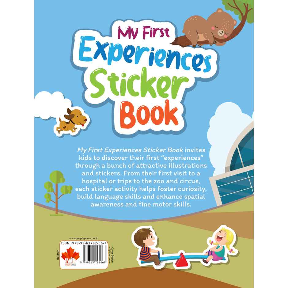 My First Sticker Book - Experiences - Activity Book with 80+ Stickers - Stickers for Children