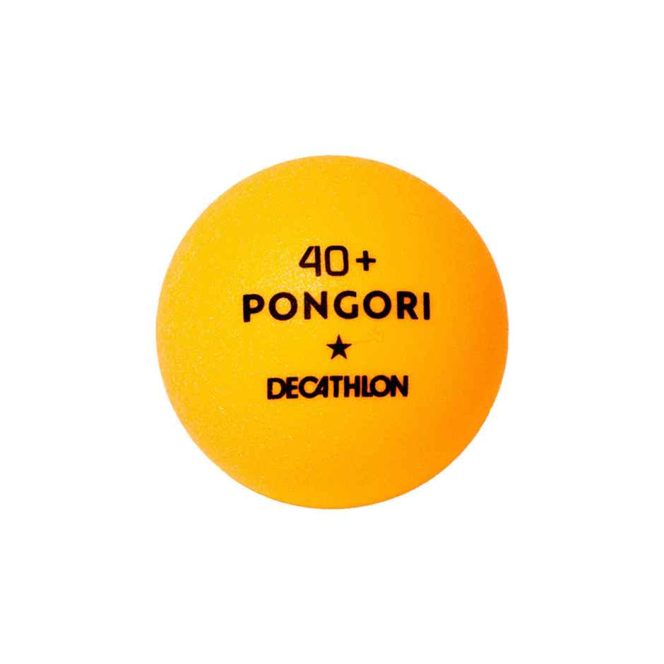 Decathlon Pongori Table Tennis Balls | Orange | Size 40