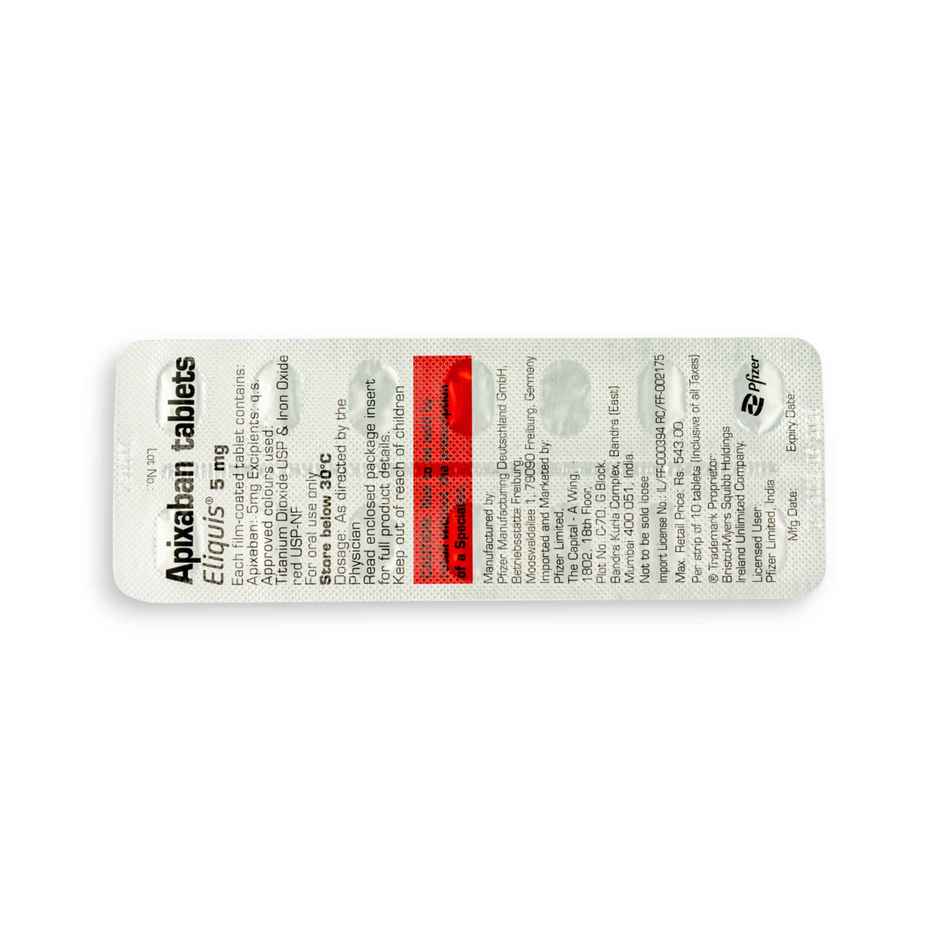 Eliquis 5mg Tablet