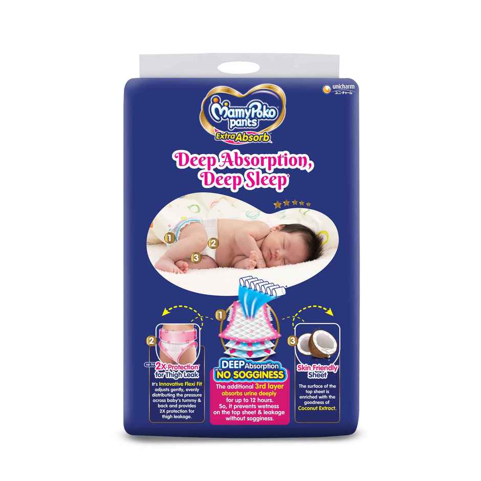 Mamypoko Extra Absorb Pant Style Diaper | NB | 99 pcs