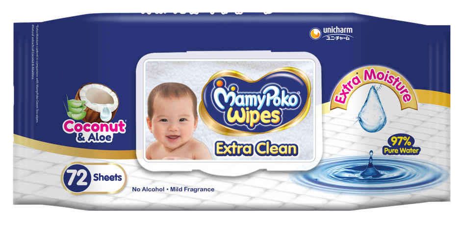MamyPoko Extra clean wipes (72)