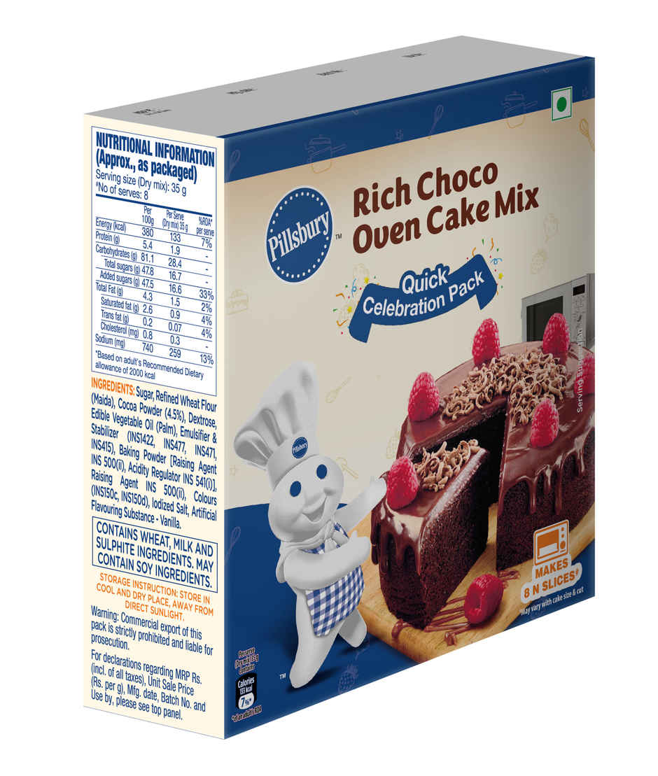 Pillsbury Oven Cake Mix - Rich Chocolate