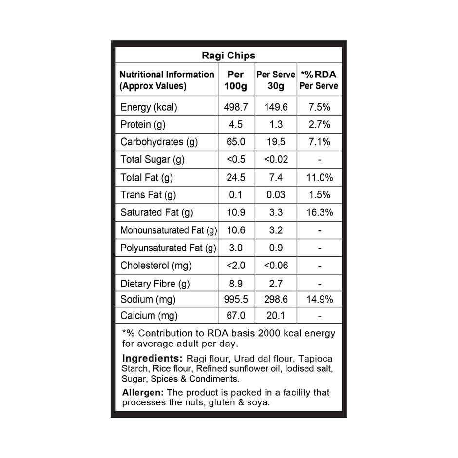 Healthy Master Ragi Chips