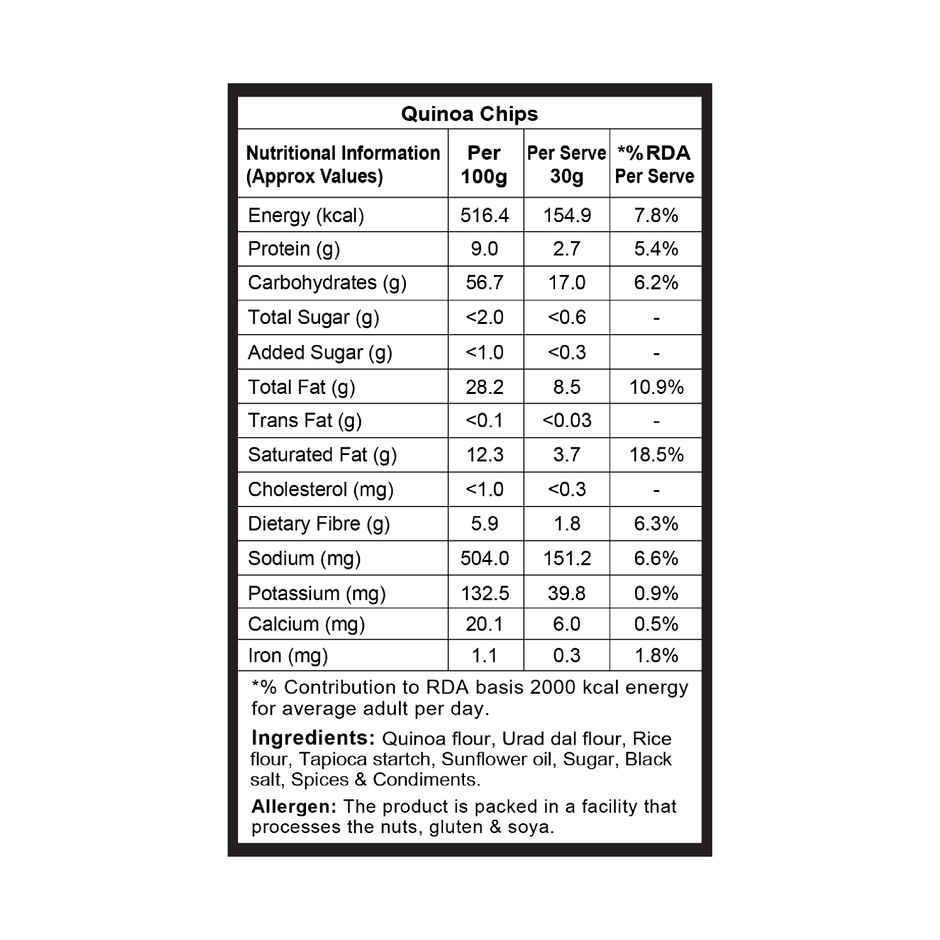 Healthy Master Quinoa Chips