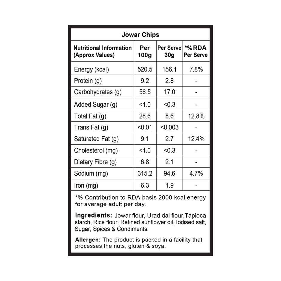 Healthy Master Jowar Chips