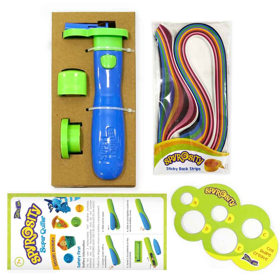 Imagimake Spyrosity - Super Quiller Kit | Paper Quilling Art Toy | Creative Craft Gift for Kids