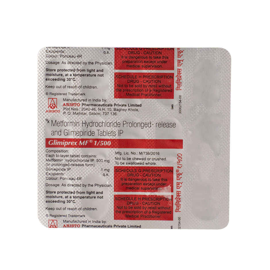 Glimiprex MF 1/500 Tablet PR