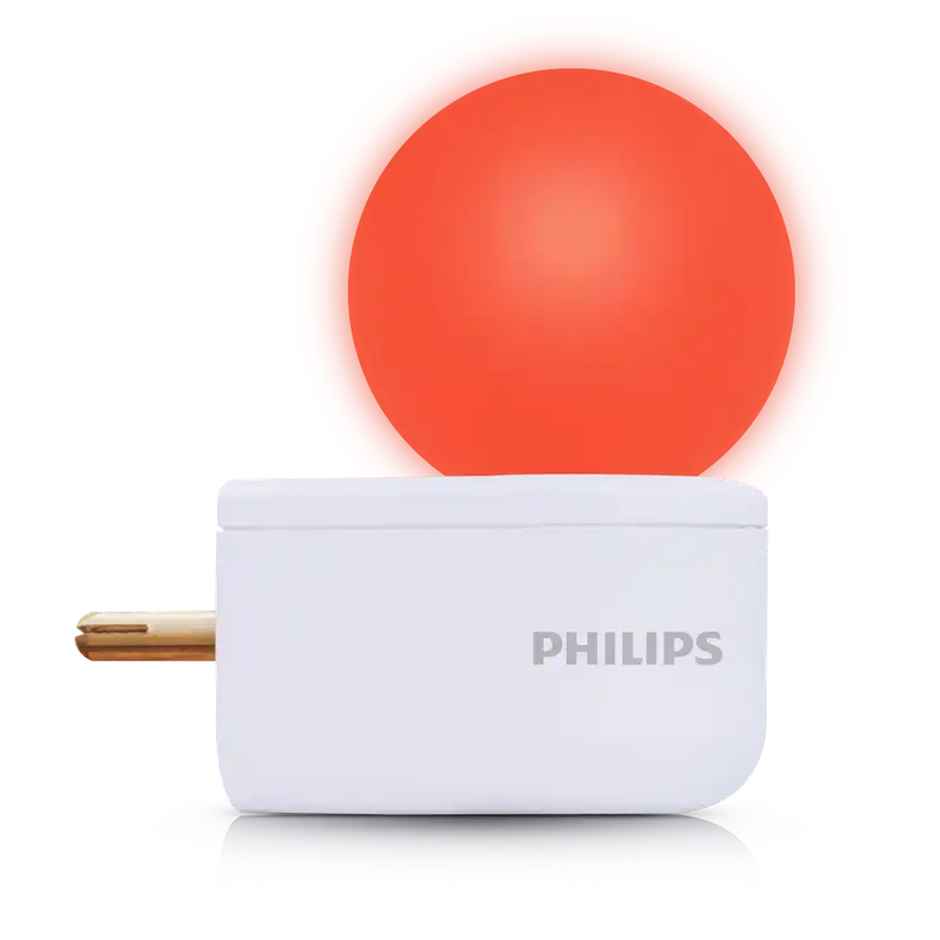 Philips 0.5W Led Red Bulb, Pack Of 1 (Joy Vision, Prong) Combo