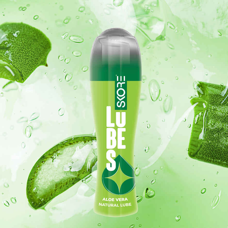 skore Aloevera natural Lubricant & Massage Lube | Safe to Use with Condoms