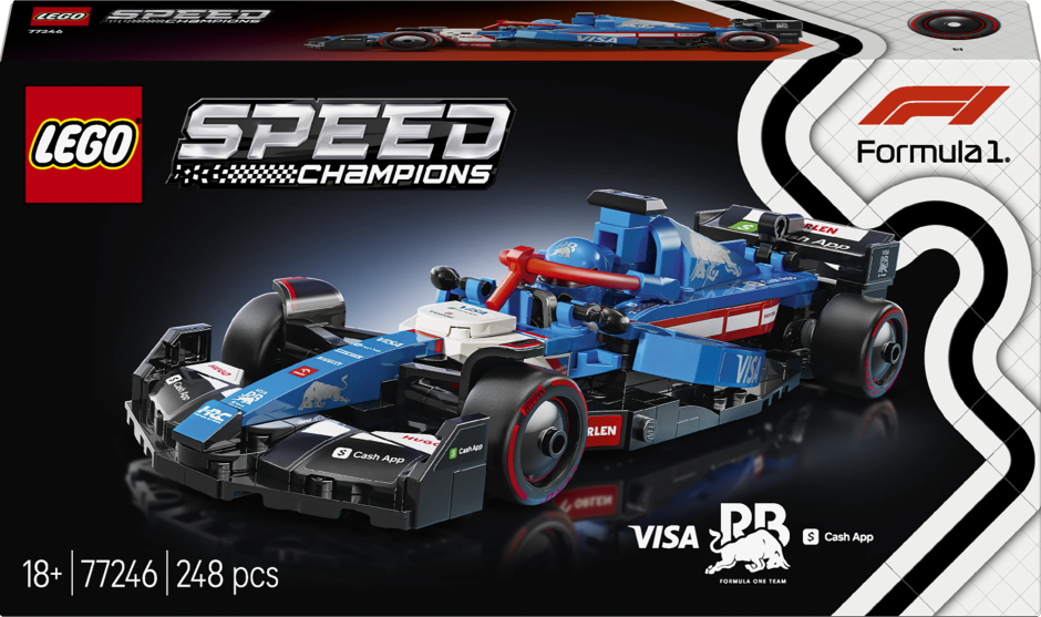 LEGO Speed Champions Visa Cash App RB VCARB 01 F1 Race Car Vehicle Kit 77246