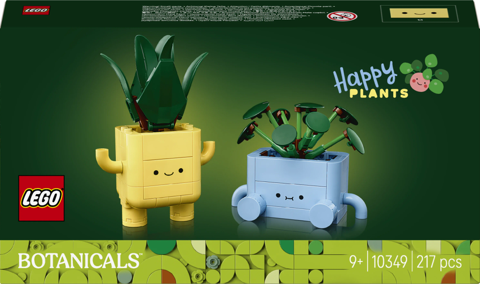 LEGO Botanicals Happy Plants Shelf Decor 10349