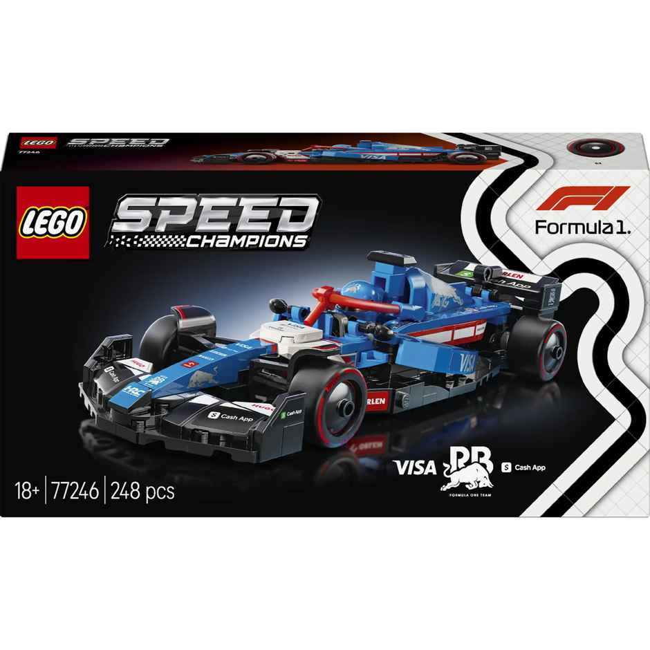LEGO Speed Champions Visa Cash App RB VCARB 01 F1 Race Car Vehicle Kit 77246