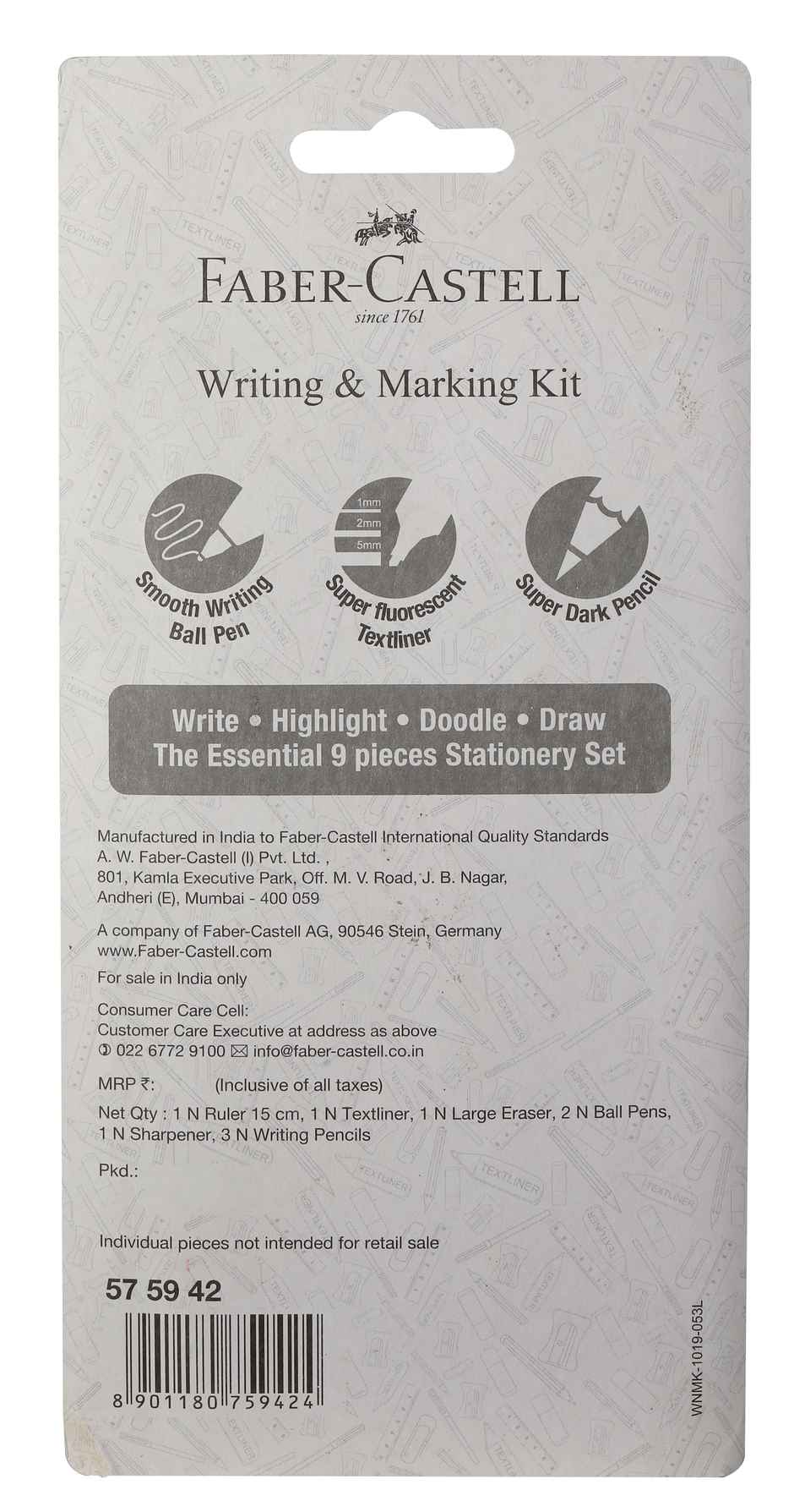Faber-Castell-Writing And Marking Stationery Blister Set