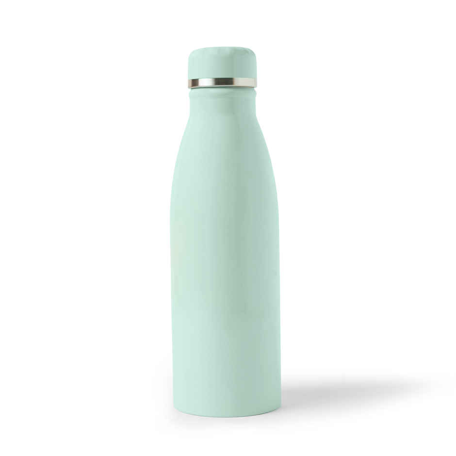 United Colors of Benetton Stainless Steel Water Bottle Single Wall Leakproof BPA Free Green