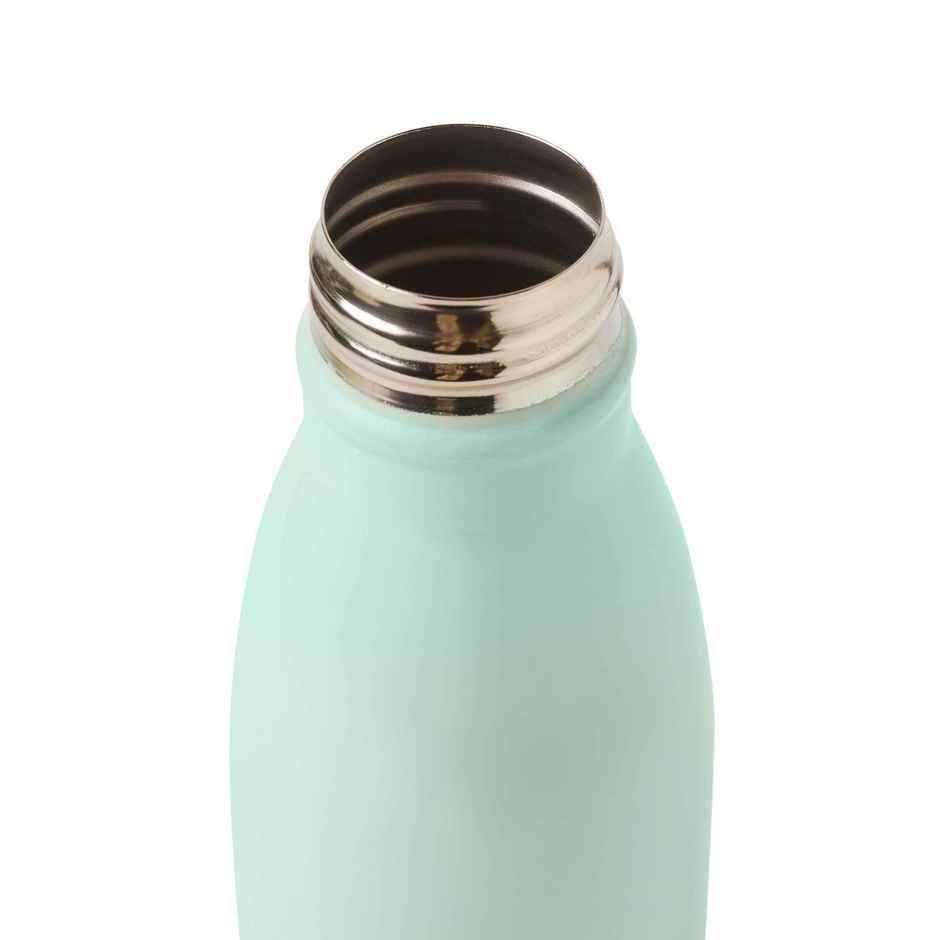 United Colors of Benetton Stainless Steel Water Bottle Single Wall Leakproof BPA Free Green