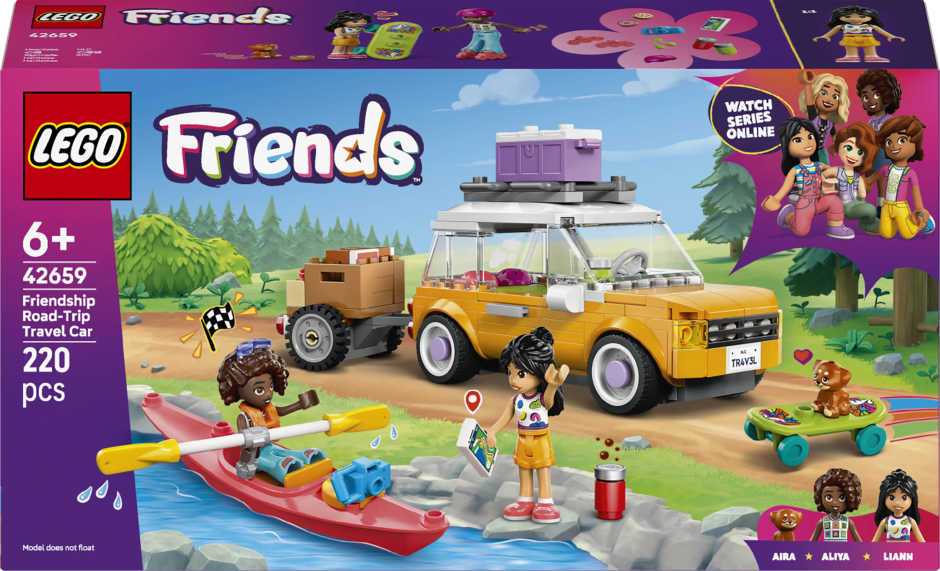 LEGO Friends Friendship RoadTrip Travel Car Building Set 42659