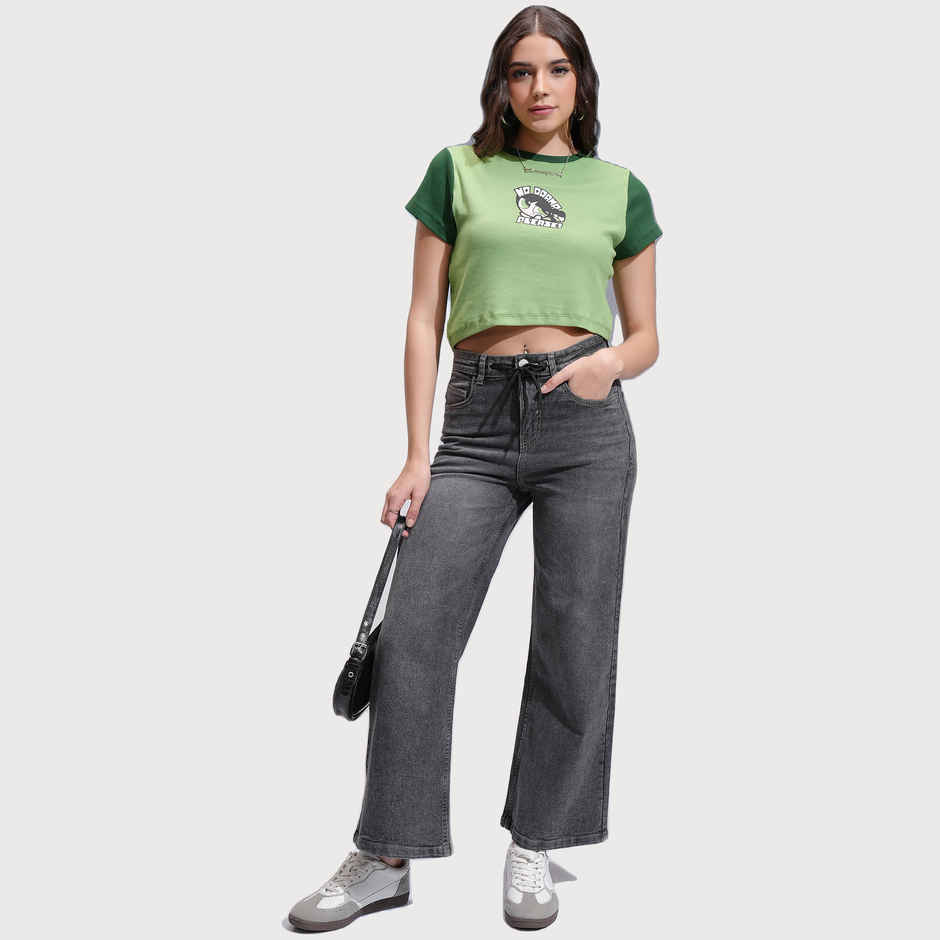 Tokyo Talkies Women's Wide Leg High-Rise Jeans - 30