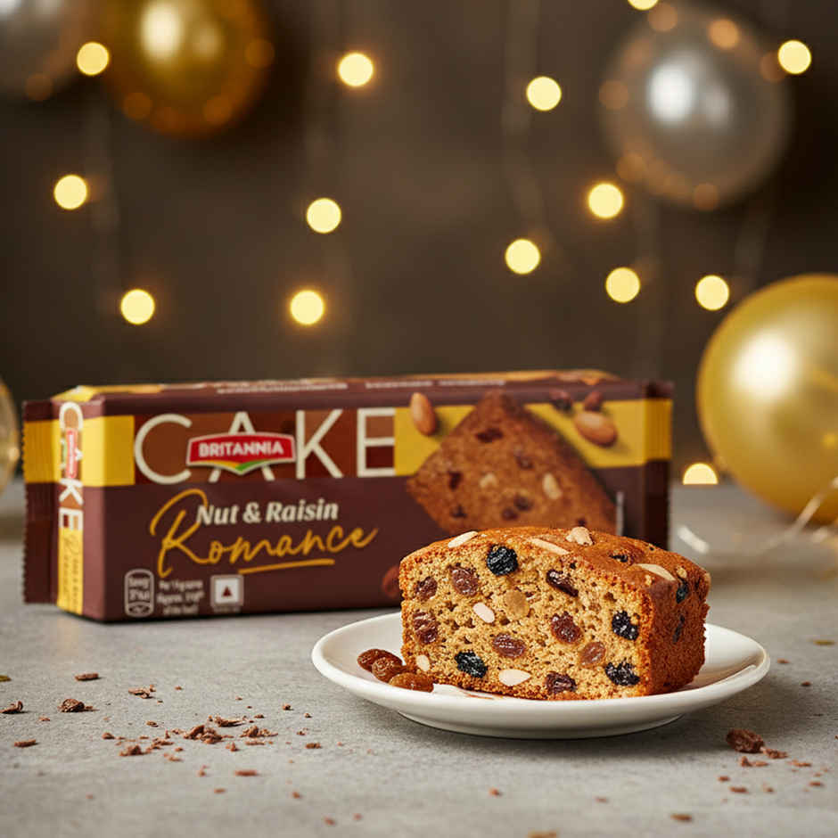 Britannia Romance Cake Nuts & Raisin | Bakery Delight