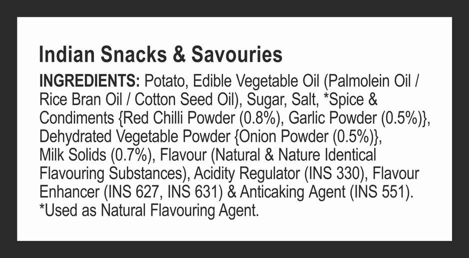 Yellow Diamond Sizzling Cheese Chips