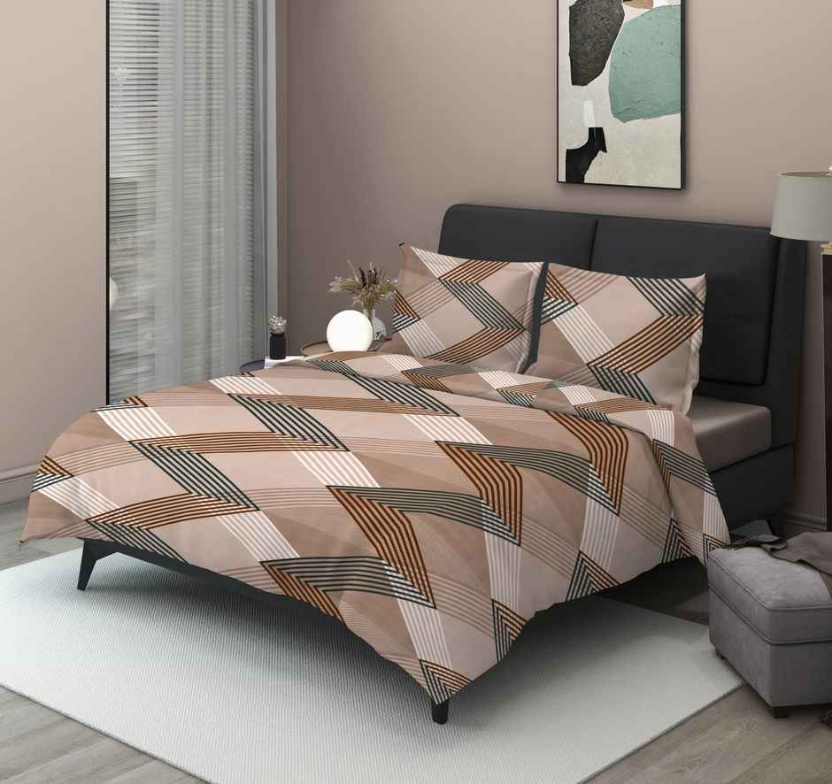 Dream Living 135 GSM Double Bedsheet Set |220 x 250 cm| With 2 Pillow Covers