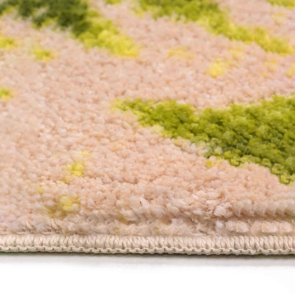 Saral Home Cedar Microfiber Anti-Slip Bath Mat | Beige - 40 x 60 cm
