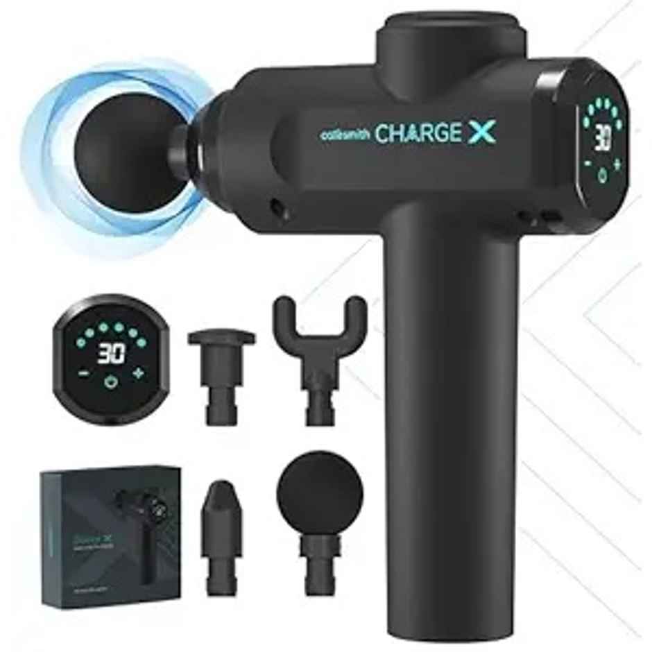 Caresmith Charge X Massage Gun: High-Performance Touchscreen Massager for Comprehensive Pain Relief