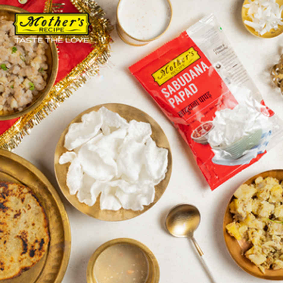 Mother's Recipe Papad - Sabudana With Rock Salt