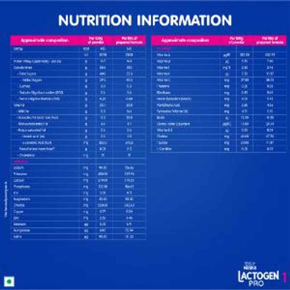 Nestle Lactogen Pro 1 Infant Formula Powder