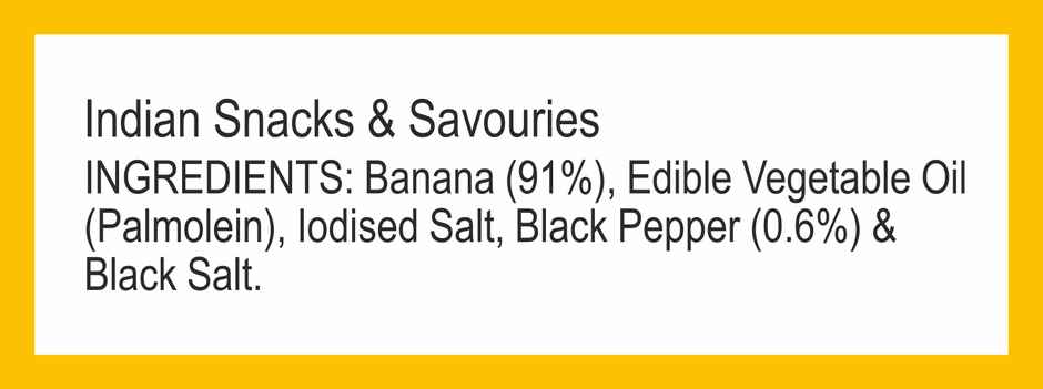 Yellow Diamond Salt N Pepper Banana Chips