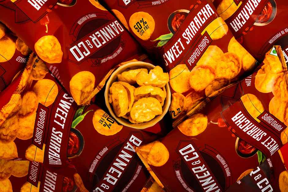 Banner & Co Sweet Sriracha Popped Chips