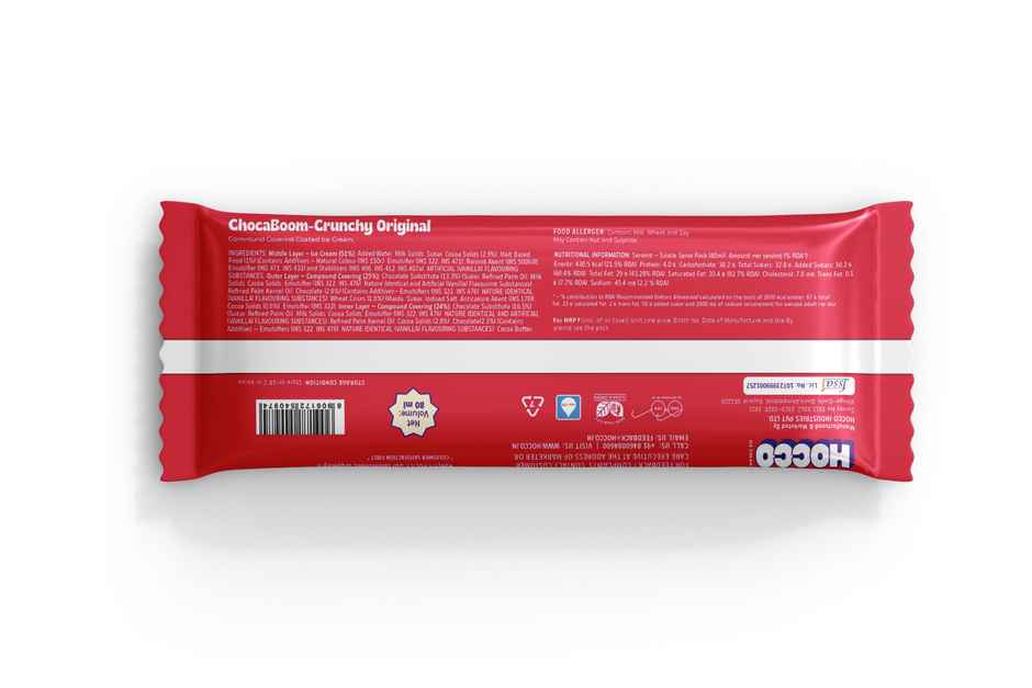 Hocco Chocaboom Bar Ice Cream Stick