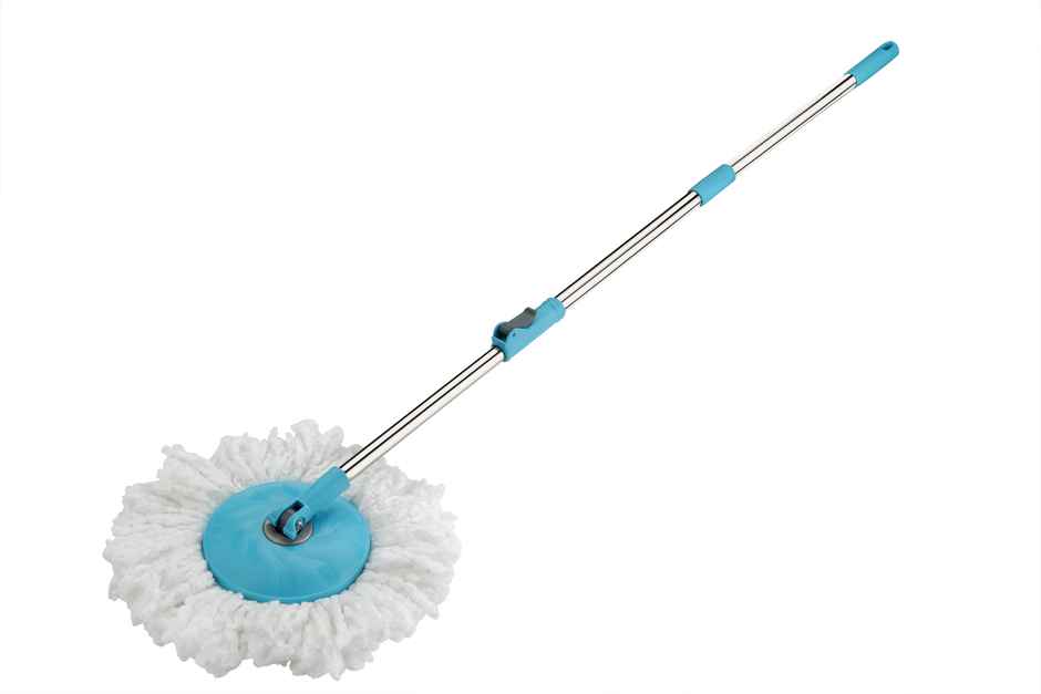 Proclean Prestige Bucket Mop | With Telescopic Rod - 19-22 mm | With 2 Microfiber Mop