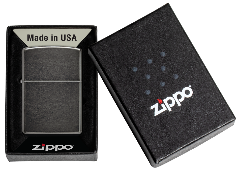 Zippo Classic Gray Windproof Pocket Lighter