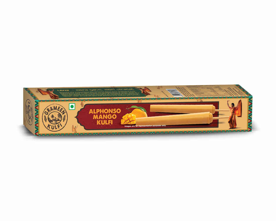Grameen Mango Kulfi Ice Cream Stick