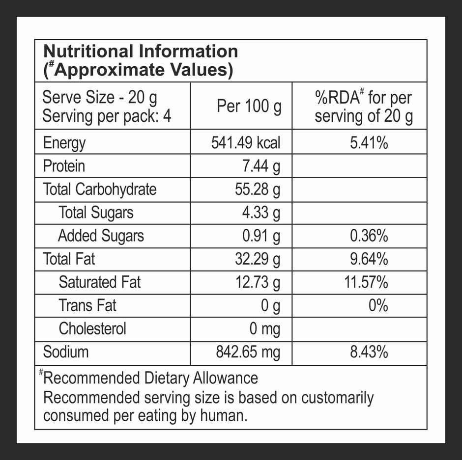 Yellow Diamond Sizzling Cheese Chips
