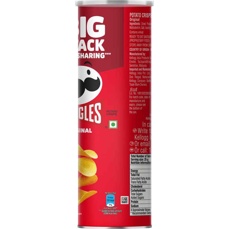 Monster Energy Drink(350ml) & Pringles Potato Crisps Original(134gms) Combo