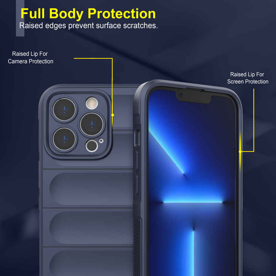 Zapcase Back Cover For Apple Iphone 13 Pro (Magic-Sapphire)