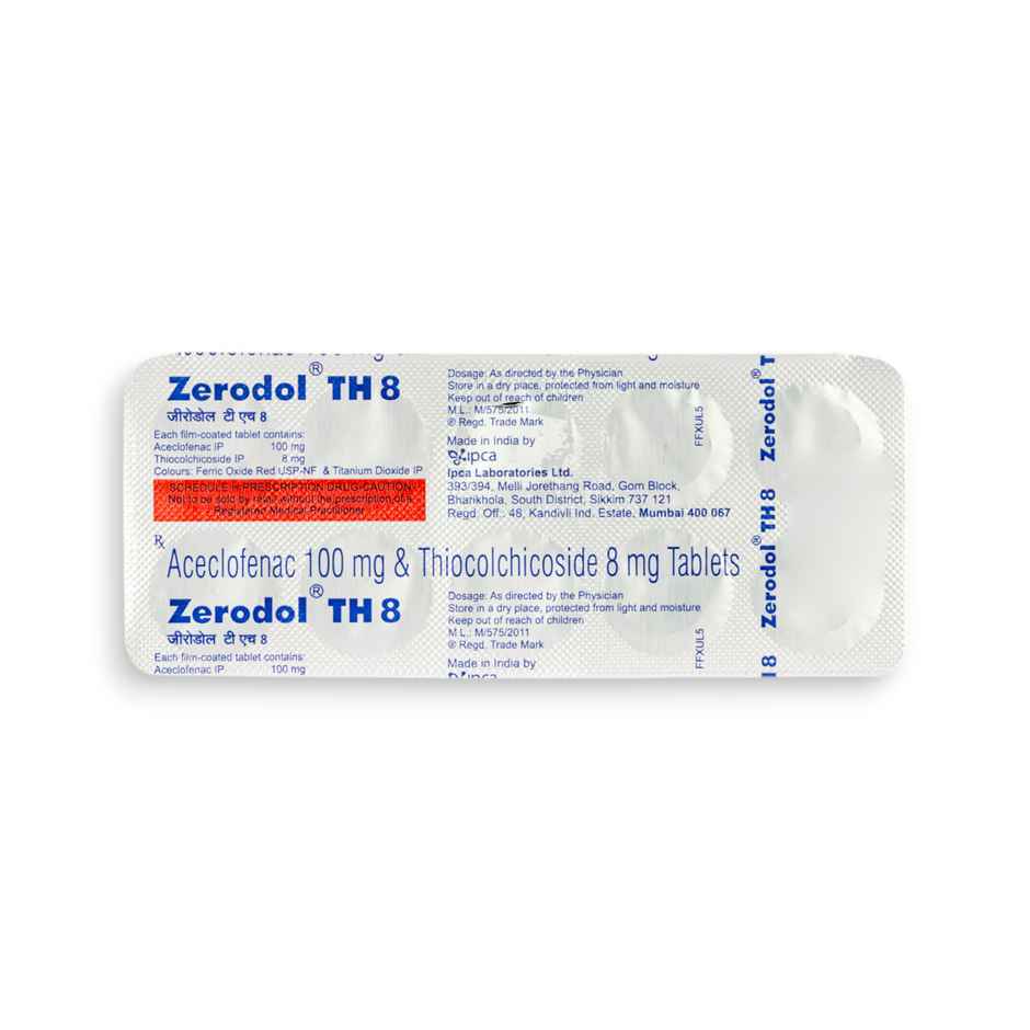 Zerodol TH 8 Tablet