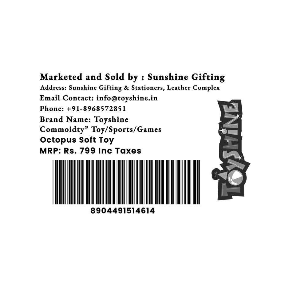 Spanker Octopus Soft Toy | Cute Tie Dye Plush for Kids Room Decor | Pink - 30 cm