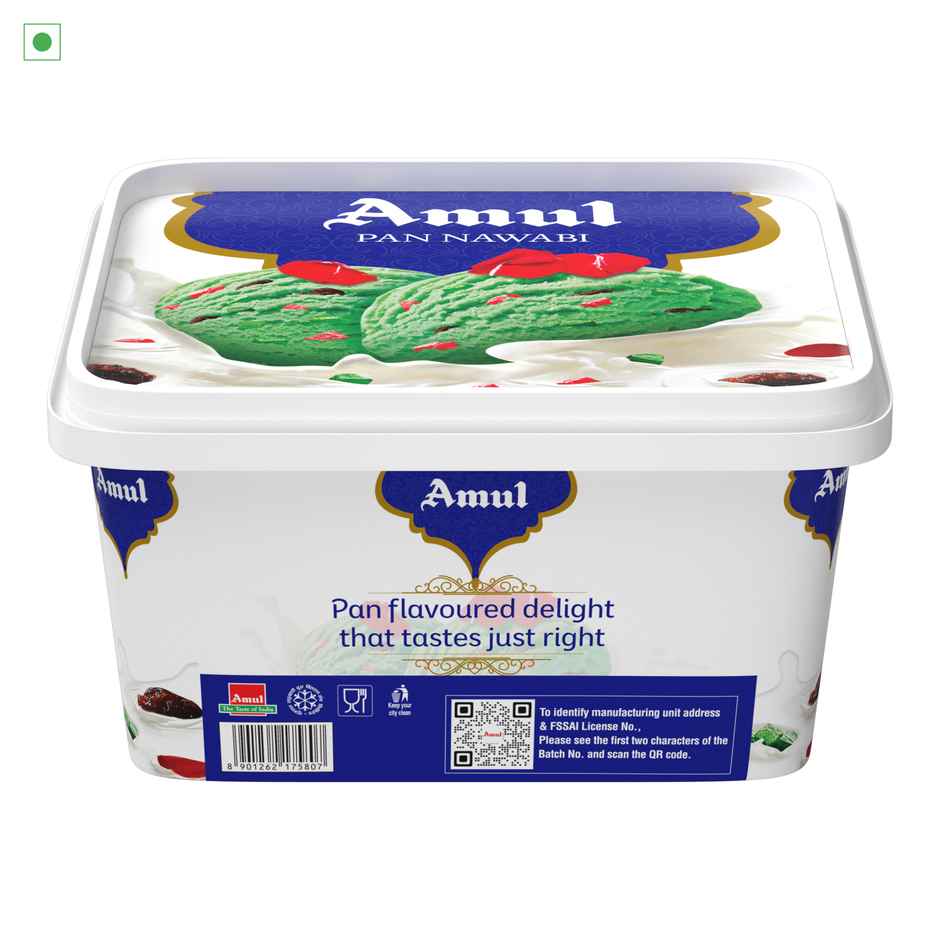 Amul Paan Nawaabi Ice Cream Tub
