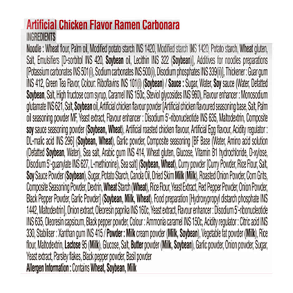 Ah-Ssa Eat Bull Chicken Ramen Carbonora